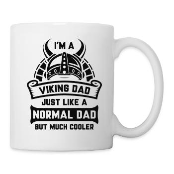 Je suis un papa viking - Mug blanc - blanc - Droite