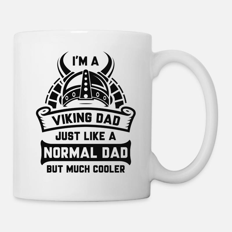 Je suis un papa viking - Mug blanc - blanc