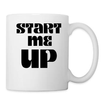 start me up citation rock cadeau homme femme - Mug blanc - blanc - Droite