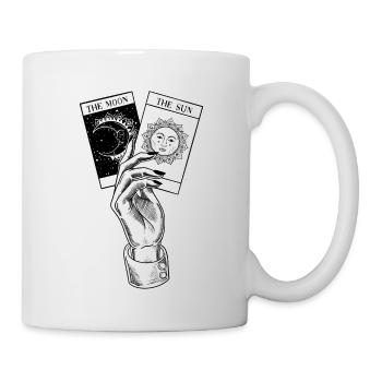 Soleil Lune Protection de l’environnement Défenseur de la nature Changement climatique - Mug blanc - blanc - Droite