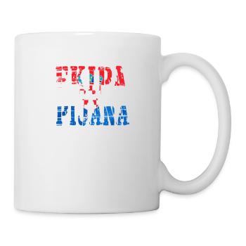 Hrvatska Kroatien Fussball - Tasse - Weiß - Rechts