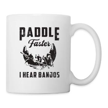 Canoë bateau bateau bateau cadeau de canoë-kayak - Mug blanc - blanc - Droite