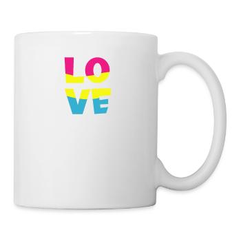 pansexual LGBT pansexual love gift - Mug - white - Right