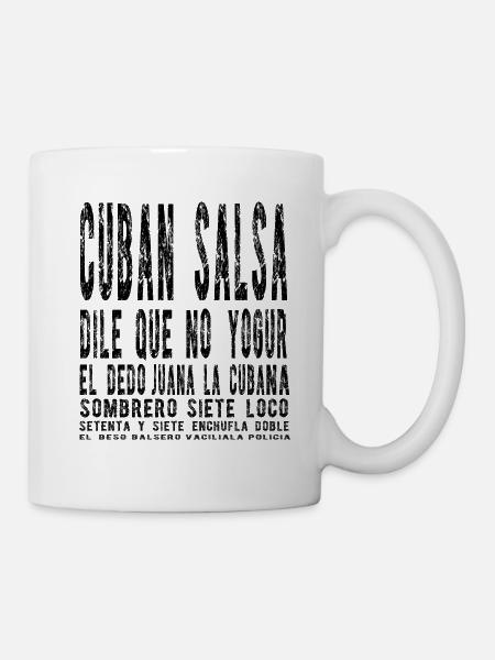 Cuban Salsa Salsa Cubana - Mug - white
