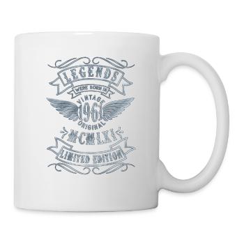 Né en 1961 Anniversaire Millésime 1961 - Mug blanc - blanc - Droite