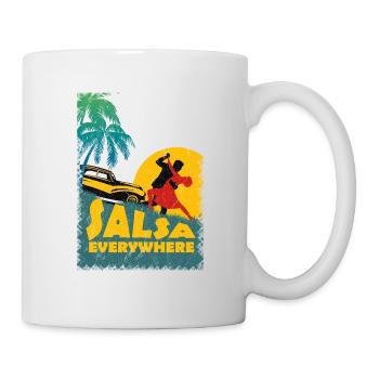 Salsa Dance Salsa Everywhere - Mug - white - Right