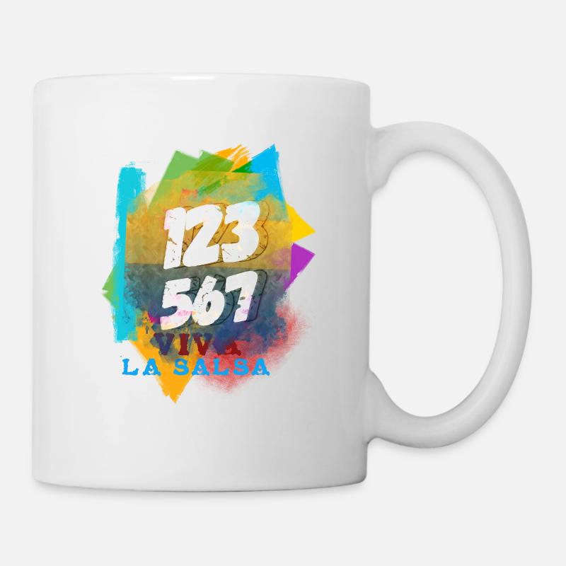 Salsa Tanz Salsa 123 567 - Tasse - Weiß