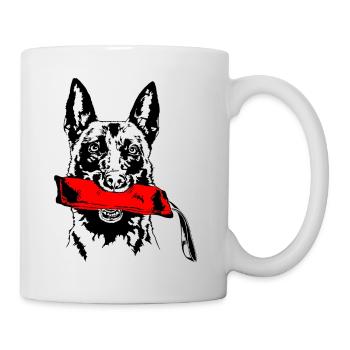 Belgischer MALINOIS Hundesport Hunde IGP Wilsigns - Tasse - Weiß - Rechts