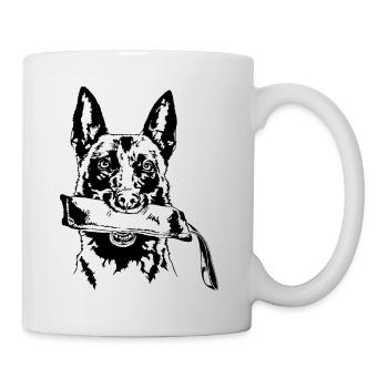 Belgischer MALINOIS Hundesport Hunde IGP Wilsigns - Tasse - Weiß - Rechts