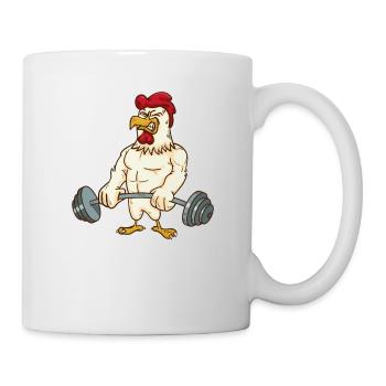 Deadlift Gym Cadeau Gym Musculation - Mug blanc - blanc - Droite