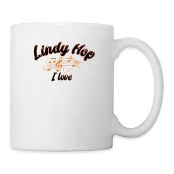 I Love Lindy Hop - Tasse - Weiß - Rechts