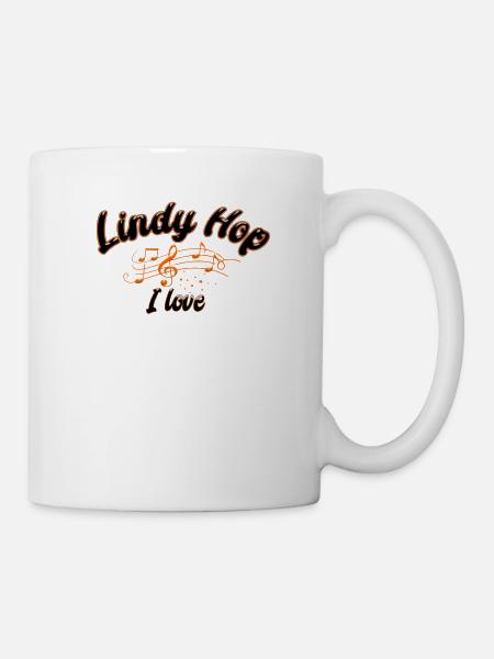 I Love Lindy Hop - Tasse - Weiß