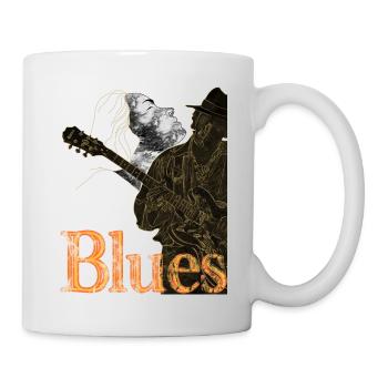 Musique Blues - Mug blanc - blanc - Droite