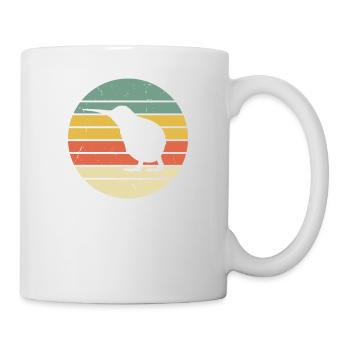 Kiwi Vogel - Mug blanc - blanc - Droite
