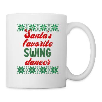Ugly Christmas Swing Dance - Tasse - Weiß - Rechts