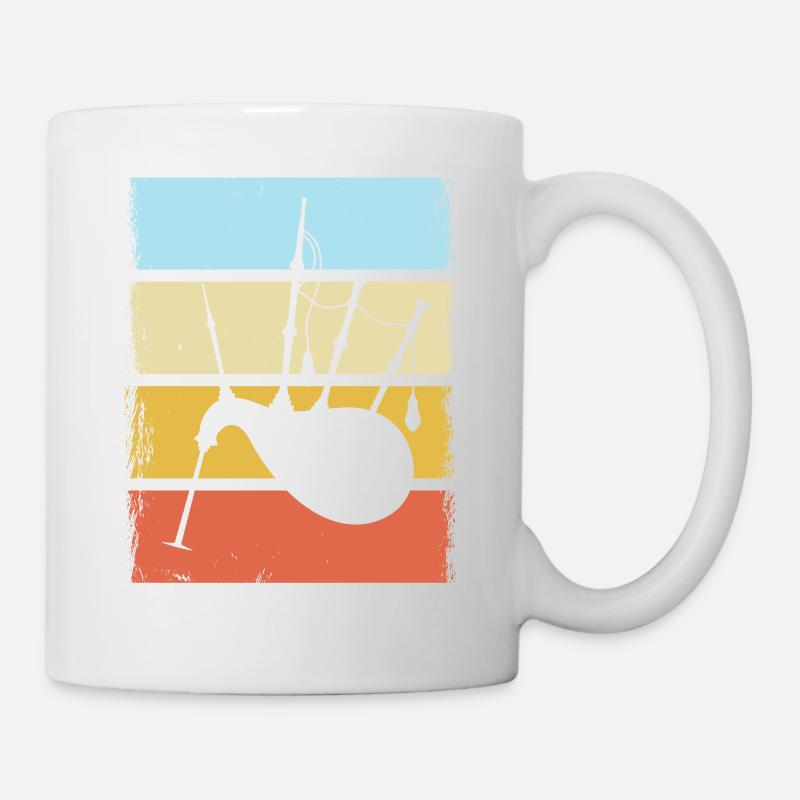 Dudelsack - Tasse - Weiß