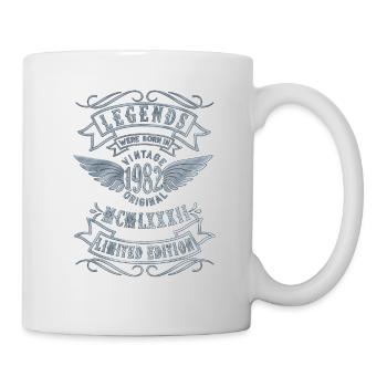 Né en 1982 40e anniversaire Né en 1982 - Mug blanc - blanc - Droite