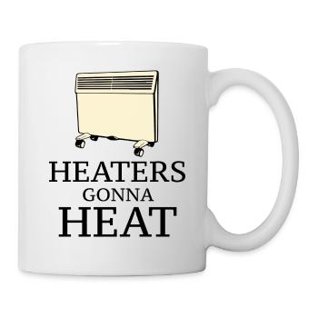 Heizungen gehen zu Heat - Tasse - Weiß - Rechts