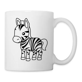Zebra Comic Animal - Mug - white - Right