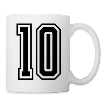 10 Number number - Mug - white - Right