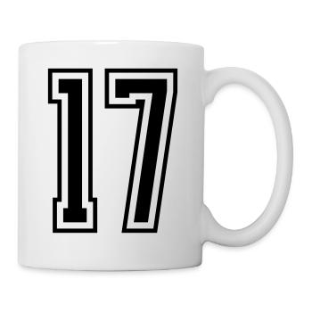 17 Number number - Mug - white - Right