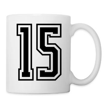 15 Number number - Mug - white - Right