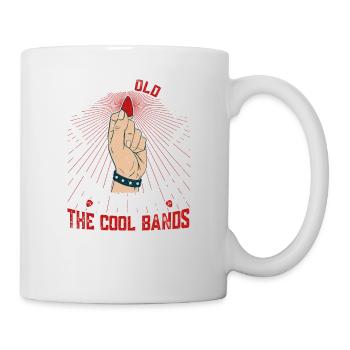 i may be old old bands guitar Rock music - Tasse - Weiß - Rechts