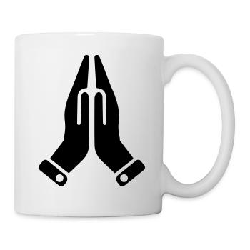 Hands symbol - Mug - white - Right
