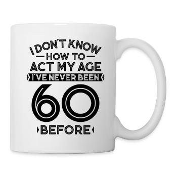 60 Birthday Birthday Saying 60 Years Gift - Mug - white - Right