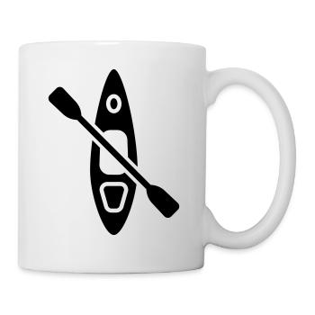 Kanu icon - Tasse - Weiß - Rechts
