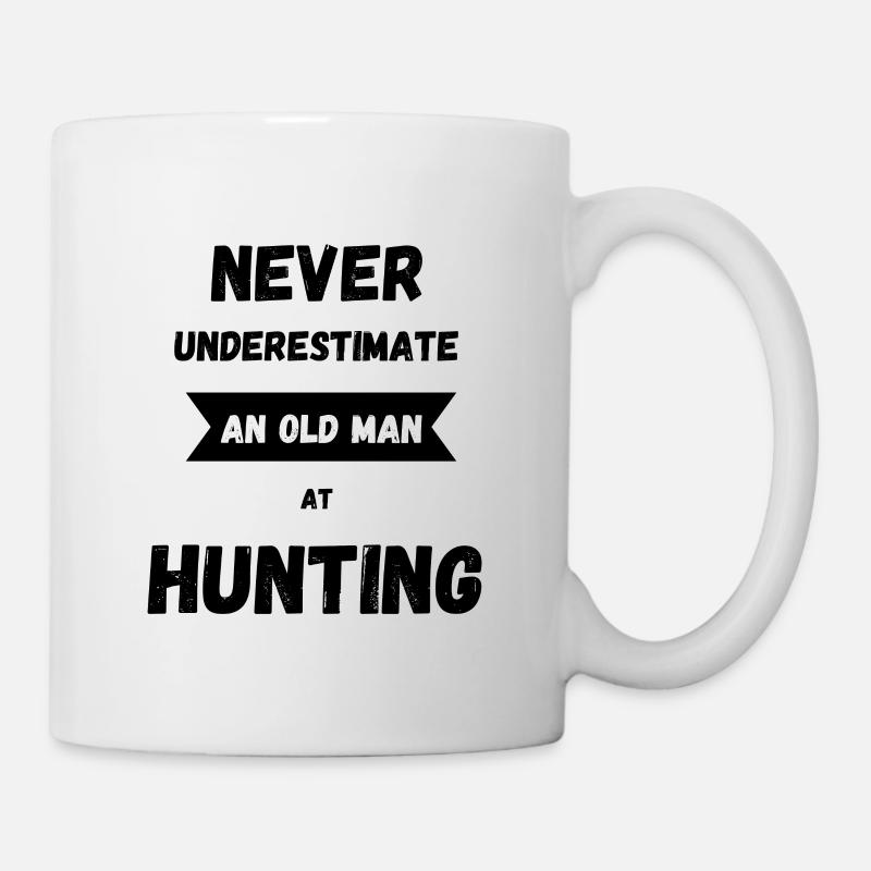 Cadeau humour chasse chasseur chasseuse drôle - Mug blanc - blanc
