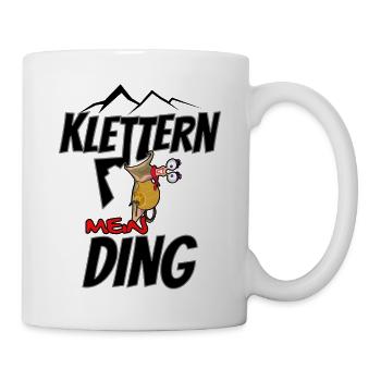 Klettern mein Ding - Tasse - Weiß - Rechts