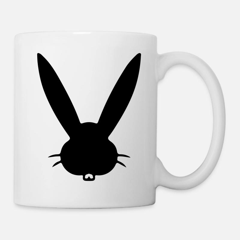 Hase Kaninchen Hasenkopf - Tasse - Weiß