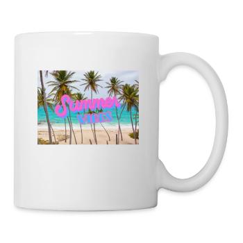 Summer - Vibes - Summer Vibes - Sun - Hot - Palms - Mug - white - Right