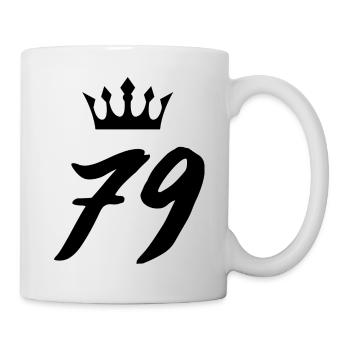 79 Number crown - Mug - white - Right