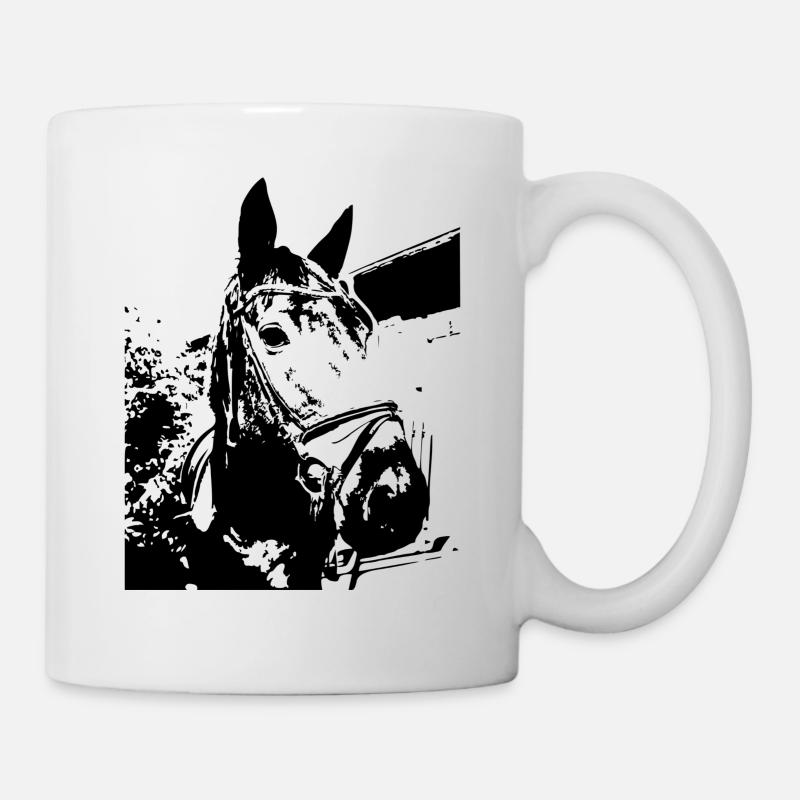 Pferd - Tasse - Weiß