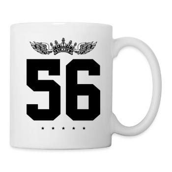 56 Number crown - Mug - white - Right