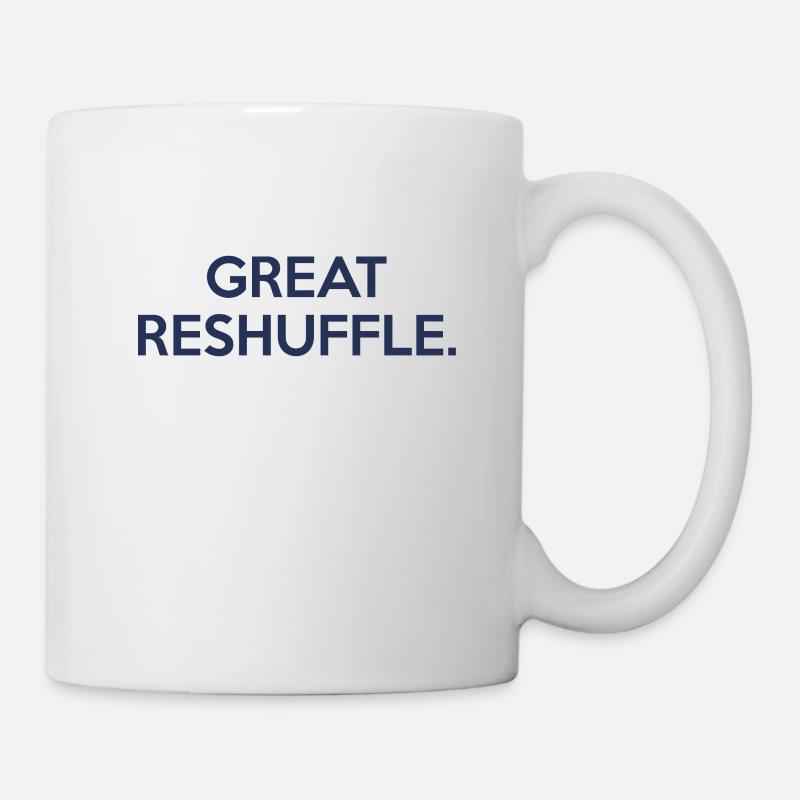 Great reshuffle - Mug blanc - blanc