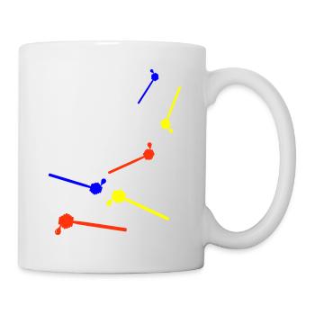 Symbole de ciseau en bâton apiculteur - Mug blanc - blanc - Droite