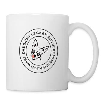 Chihuahua Schleckermaul - Tasse - Weiß - Rechts