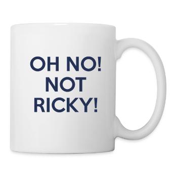 Oh no not Ricky ! - Mug blanc - blanc - Droite