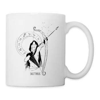 Sagittarius - Schütze - Tasse - Weiß - Rechts