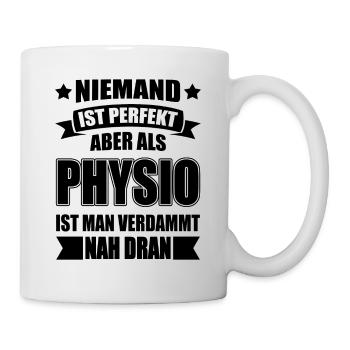 Physio Pysiotherapeut Lustiger Spruch - Tasse - Weiß - Rechts