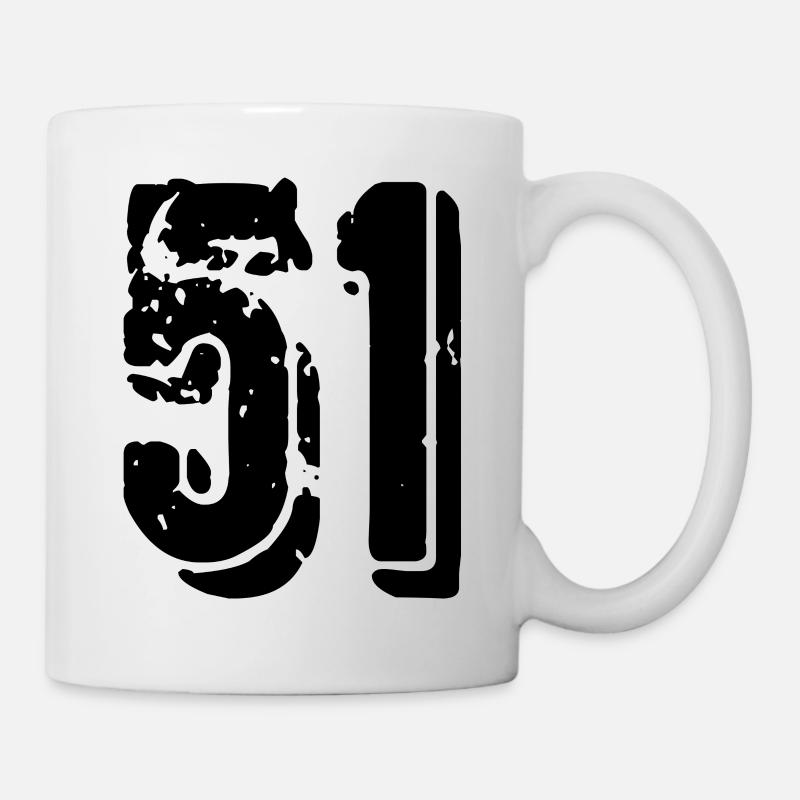 51 number jersey - Mug - white
