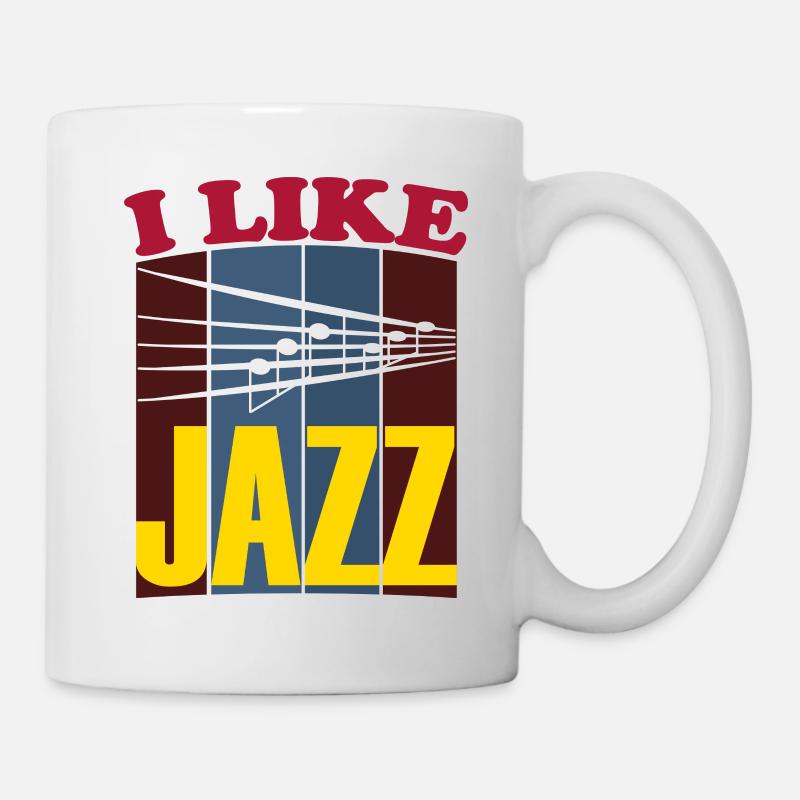 I like Jazz white - Mug - white