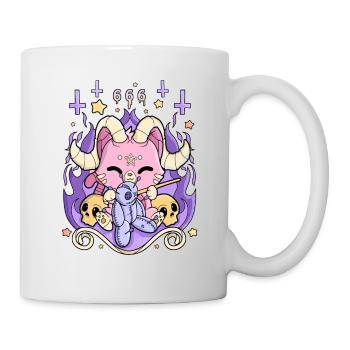 Gothic Kawaii Creepy Pastel Goth Chibi Kawaii - Tasse - Weiß - Rechts