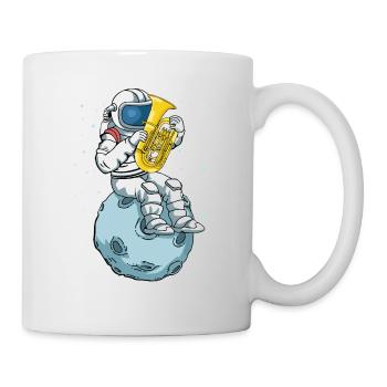 Astronaut Music Tuba Player Gift Kids Tuba - Mug - white - Right