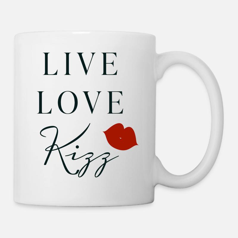 Vivre Love Kizz - Mug blanc - blanc