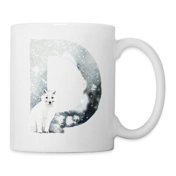 D – decorative character – winter - Mug - white - Right
