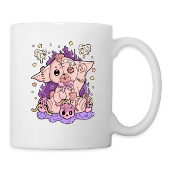 Creepy Kawaii Pastel Goth Horror - Tasse - Weiß - Rechts